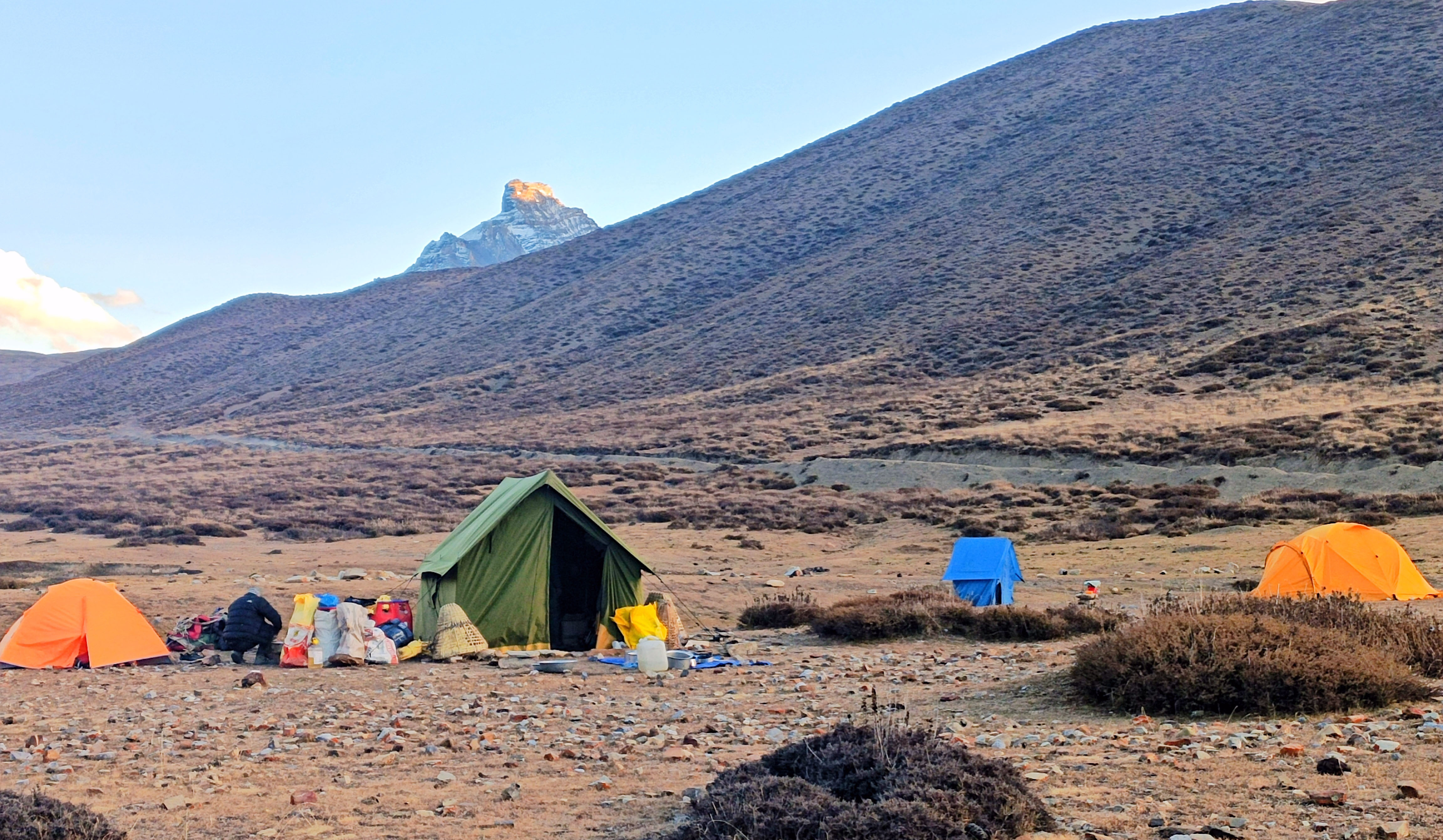 Our Campsite at Dolpo Trek